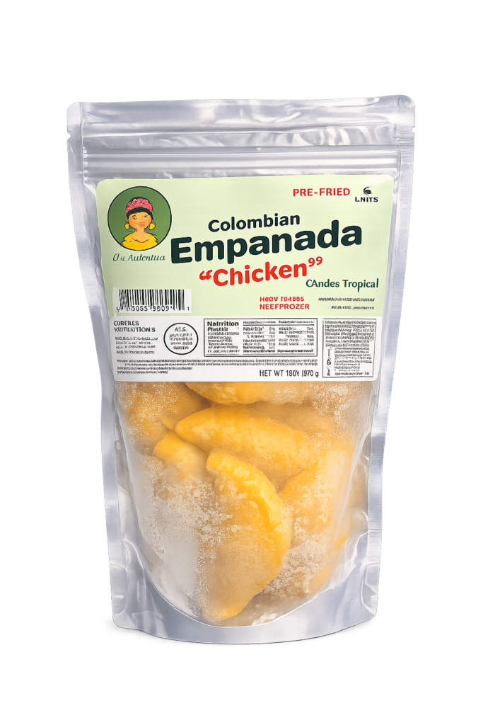 Empanadas Colombianas de Pollo La Auténtica (6 Unidades)